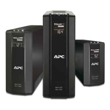 APC Back-UPS Pro, 1000VA/600W, Tower, 230V, 6x India 6A outlets, AVR, LCD, User Replaceable Battery